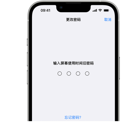 爱辉iPhone屏幕维修分享iPhone屏幕使用时间密码忘记了怎么办 