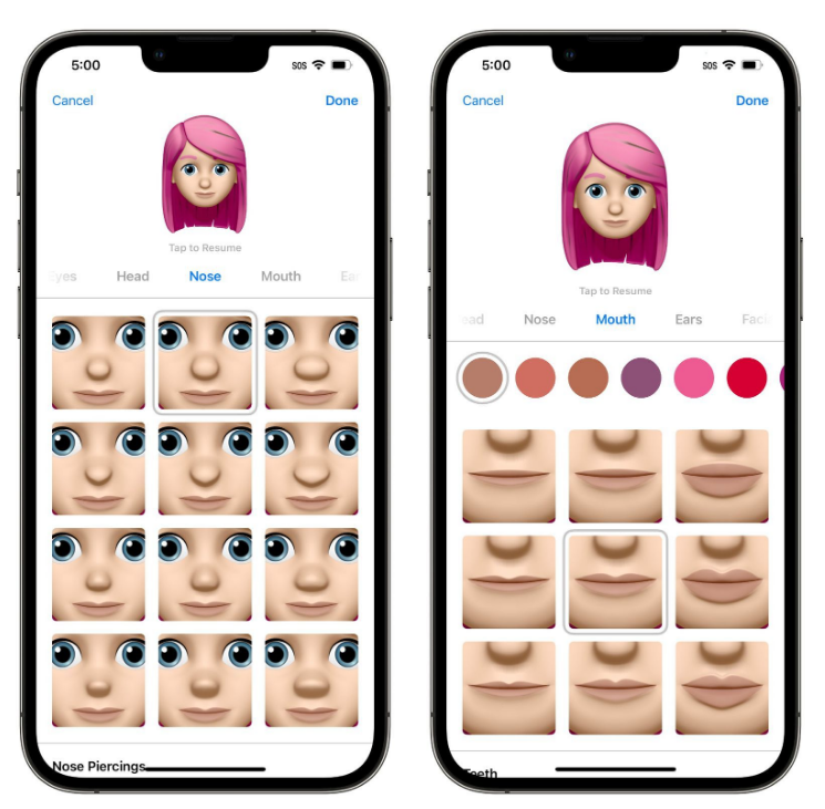 爱辉苹果手机维修分享​iOS 16中的拟我表情有了哪些变化和升级 